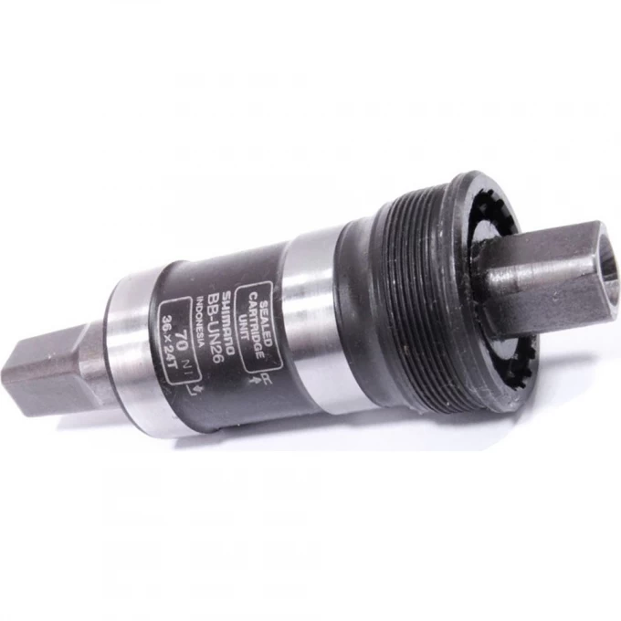 Каретка SHIMANO UN26, ITALIAN, 70/122.5(LL123), без болтов EBBUN26I23X Каретка SHIMANO UN26, ITALIAN, 70/122.5(LL123), без болтов EBBUN26I23X