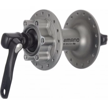 Втулка передняя SHIMANO DEORE M525A, 36 отверстий, QR, 6-болт, серебристый