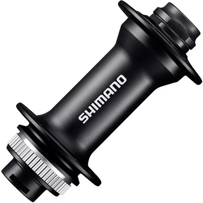 Втулка передняя SHIMANO MT400, 36ОТВ, OLD:110ММ, ПОД ПОЛУЮ ОСЬ 15ММ, ПОД ДИСК C.LOCK, ЦВ. ЧЕРНЫЙ EHBMT400BA