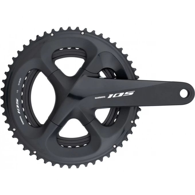Система SHIMANO 105, R7000, 11 скоростей, 175 мм, 53/39T, черный IFCR7000EX39L Система SHIMANO 105, R7000, 11 скоростей, 175 мм, 53/39T, черный IFCR7000EX39L