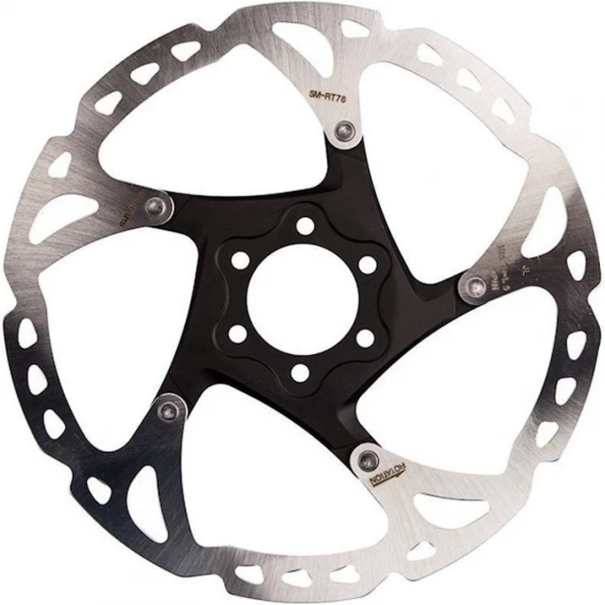 Тормозной диск SHIMANO XT, RT76, 203 мм, 6-болтов ISMRT76L2 Тормозной диск SHIMANO XT, RT76, 203 мм, 6-болтов ISMRT76L2