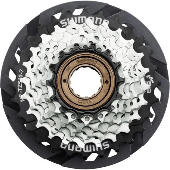 Трещотка SHIMANO TZ510, 7 скоростей, 14-34, с защитой AMFTZ5107434CP Трещотка SHIMANO TZ510, 7 скоростей, 14-34, с защитой AMFTZ5107434CP