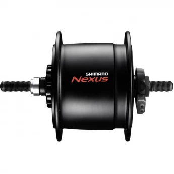Втулка передняя динамо SHIMANO NEXUS, 6V 3.0W, 32 отверстия, 100X140 мм, под гайки, черный