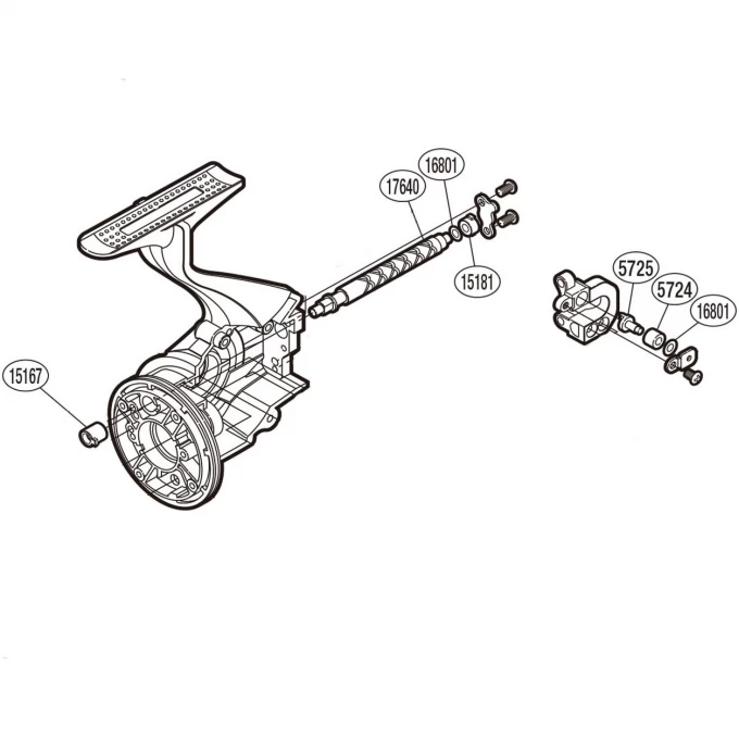 Запчасть для катушки SHIMANO OSCILLATION SET набор для бесконечного винта PK0418 Запчасть для катушки SHIMANO OSCILLATION SET набор для бесконечного винта PK0418